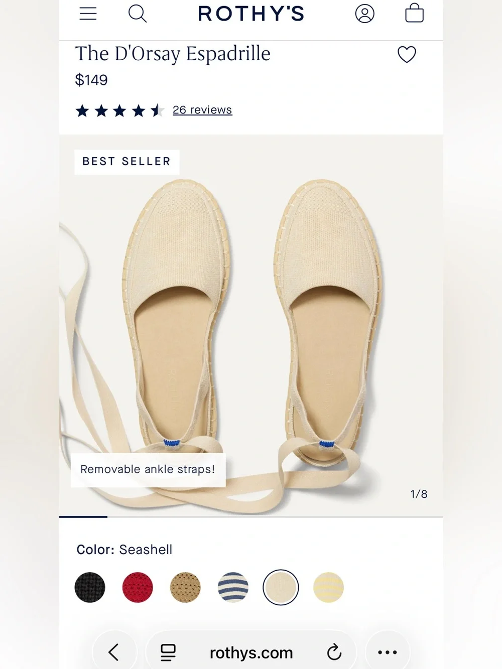 Rothys rothy’s orsay